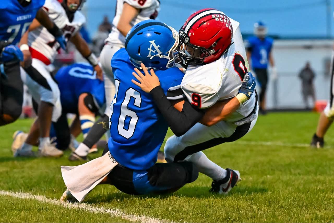 Antwerp Archers defense - tackle